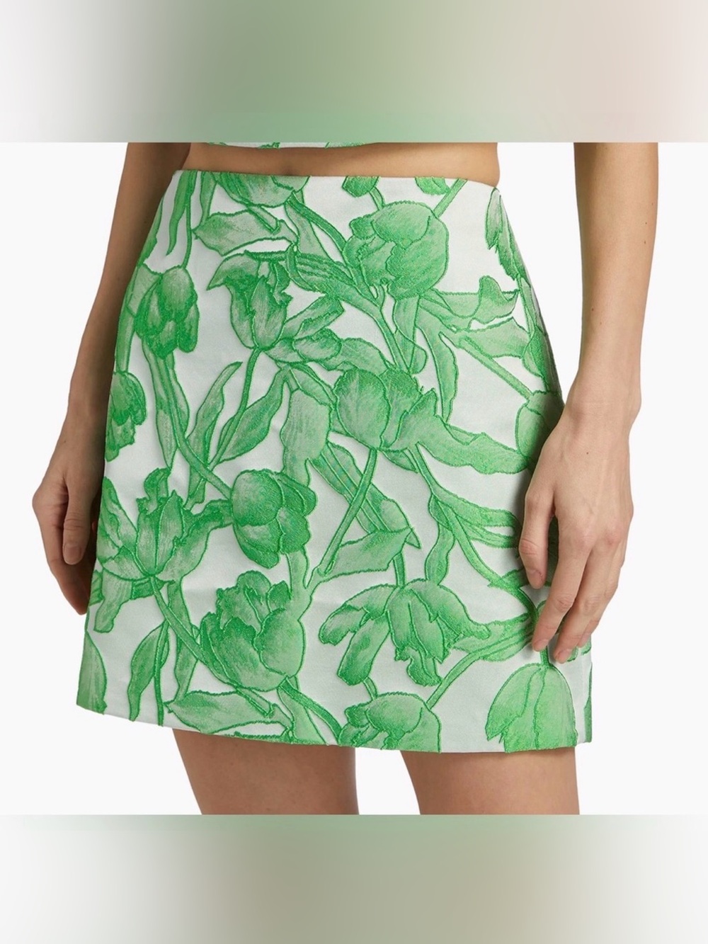 Milly Tulip Jacquard Mini Skirt NWOT